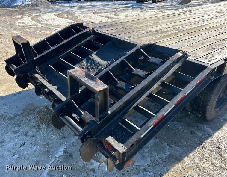 image for item ET6770 1978 Brooks Brothers drop deck equipment trailer