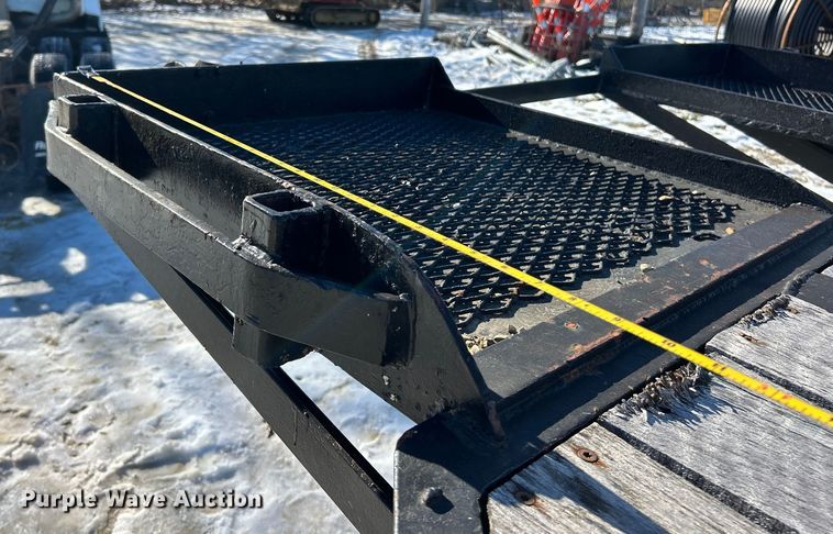 image for item ET6770 1978 Brooks Brothers drop deck equipment trailer