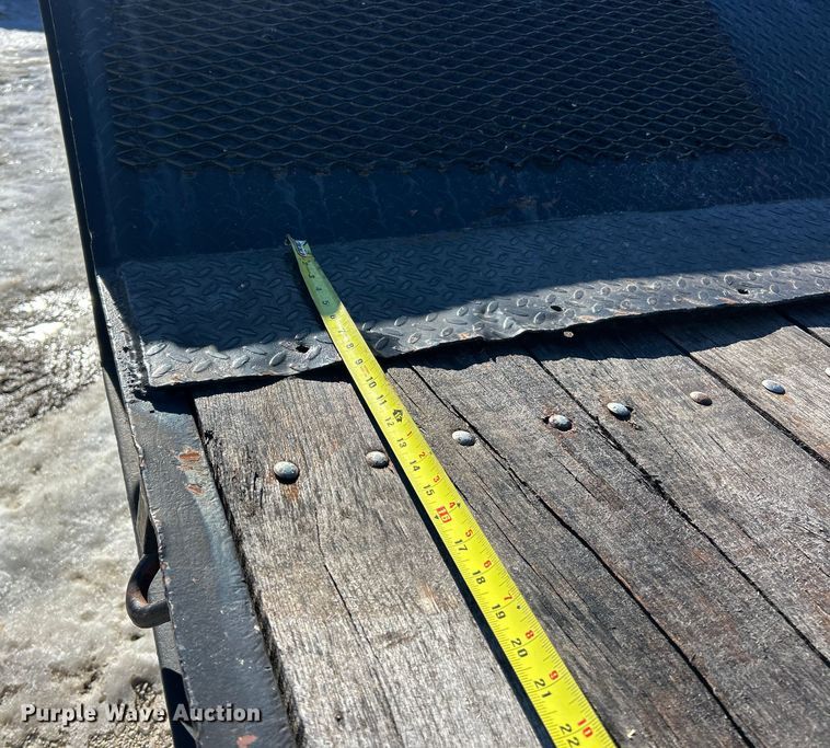 image for item ET6770 1978 Brooks Brothers drop deck equipment trailer