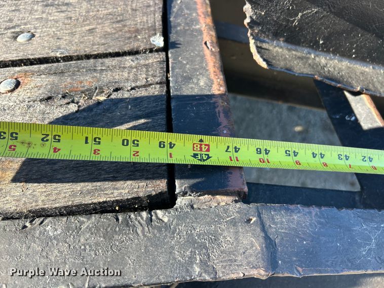 image for item ET6770 1978 Brooks Brothers drop deck equipment trailer