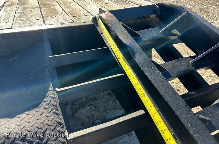 image for item ET6770 1978 Brooks Brothers drop deck equipment trailer