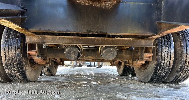 image for item ET6770 1978 Brooks Brothers drop deck equipment trailer