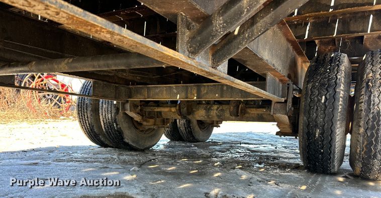 image for item ET6770 1978 Brooks Brothers drop deck equipment trailer