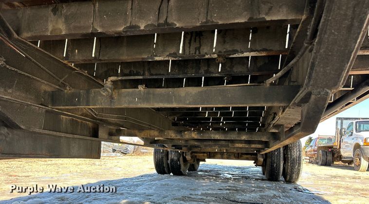 image for item ET6770 1978 Brooks Brothers drop deck equipment trailer