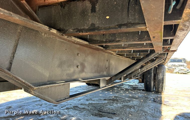 image for item ET6770 1978 Brooks Brothers drop deck equipment trailer