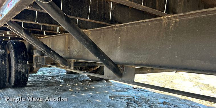 image for item ET6770 1978 Brooks Brothers drop deck equipment trailer