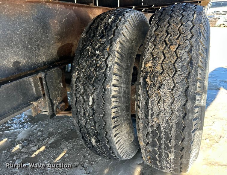 image for item ET6770 1978 Brooks Brothers drop deck equipment trailer