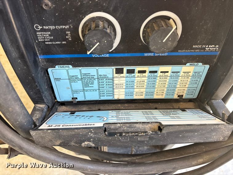 image for item ET7327 Miller Millermatic welder