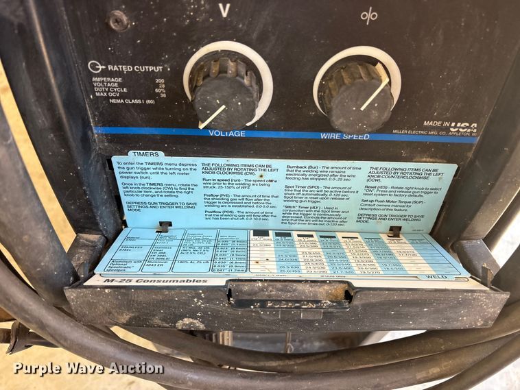 image for item ET7327 Miller Millermatic welder