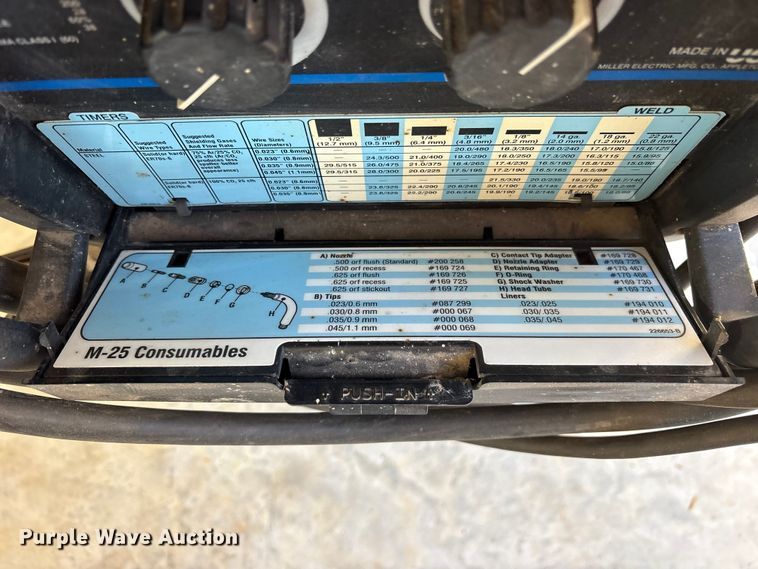 image for item ET7327 Miller Millermatic welder