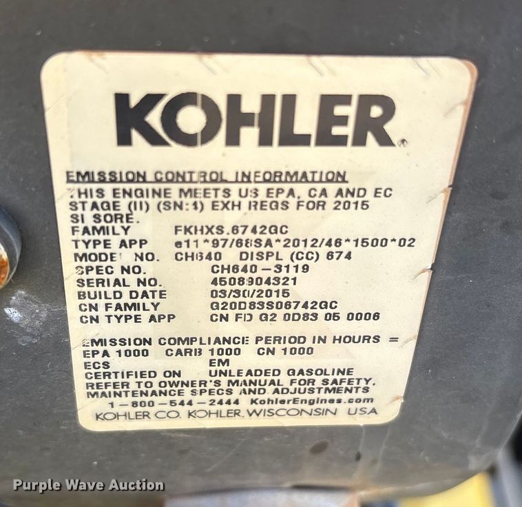 image for item ET7415 2017 PowerTek 16-20P stump grinder