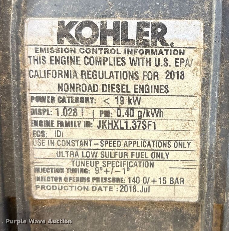 image for item ET7425 2018 Wacker Neuson LTV6 light plant