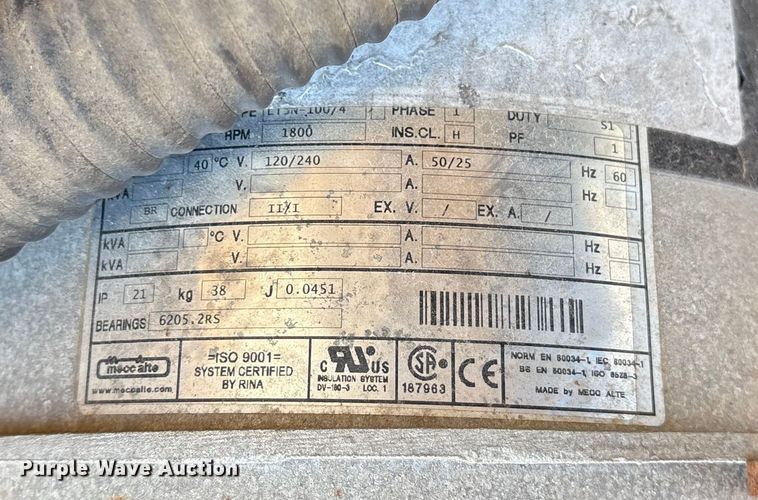 image for item ET7425 2018 Wacker Neuson LTV6 light plant