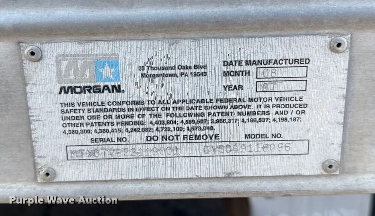 image for item EU4021 2007 Sterling 500 box truck