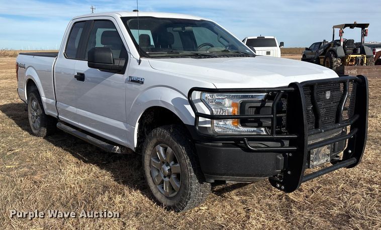 image for item EU4732 2018 Ford F150 SuperCab pickup truck