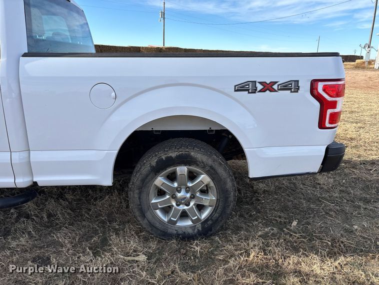 image for item EU4732 2018 Ford F150 SuperCab pickup truck