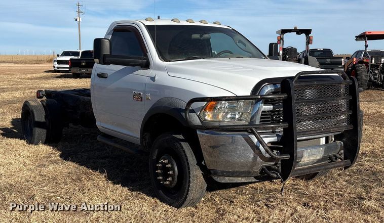 image for item EU4734 2011 Dodge Ram 4500 truck cab and chassis