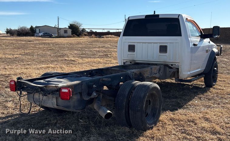 image for item EU4734 2011 Dodge Ram 4500 truck cab and chassis