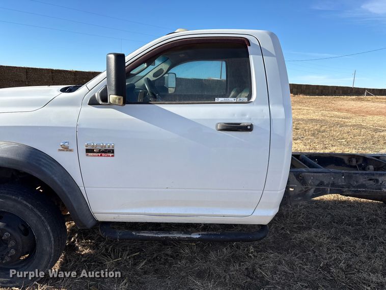 image for item EU4734 2011 Dodge Ram 4500 truck cab and chassis