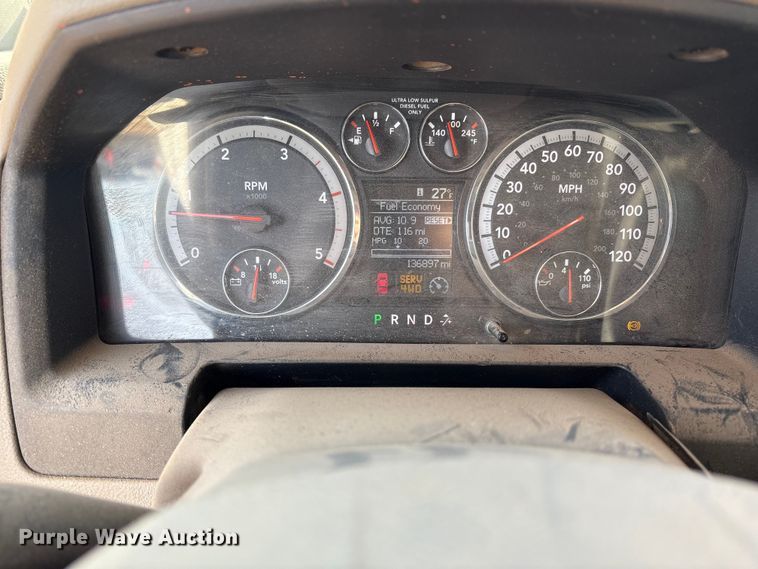 image for item EU4734 2011 Dodge Ram 4500 truck cab and chassis