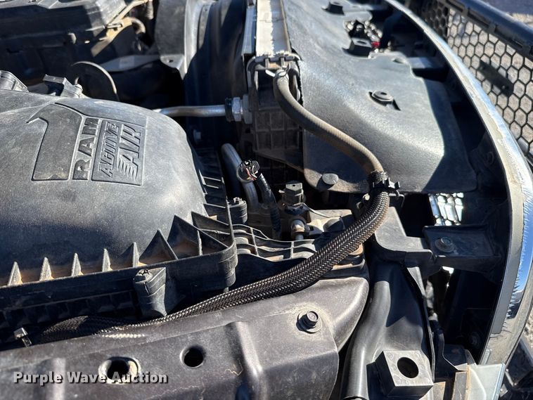 image for item EU5399 2016 RAM 3500 Crew Cab flatbed pickup truck