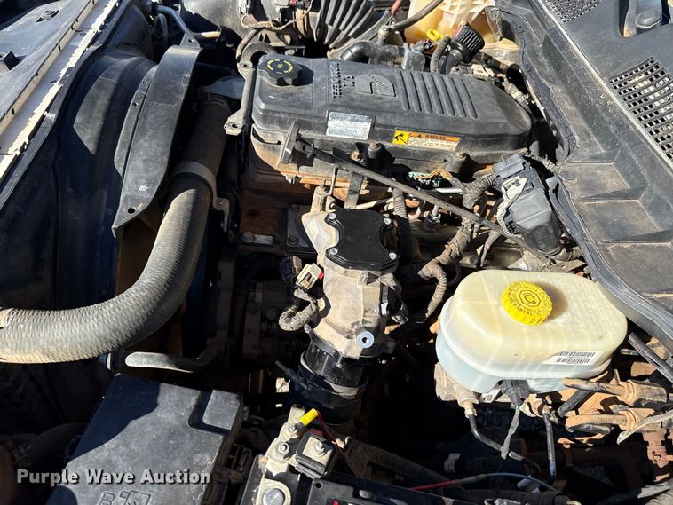 image for item EU5399 2016 RAM 3500 Crew Cab flatbed pickup truck