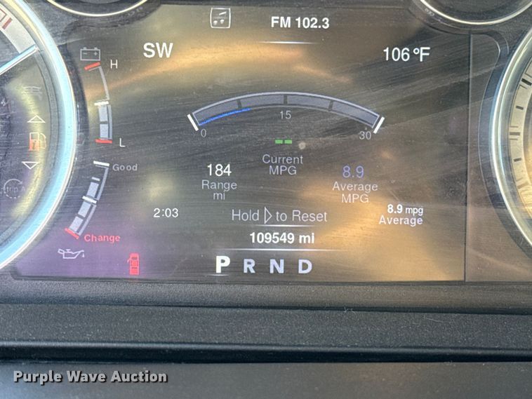 image for item EU5399 2016 RAM 3500 Crew Cab flatbed pickup truck