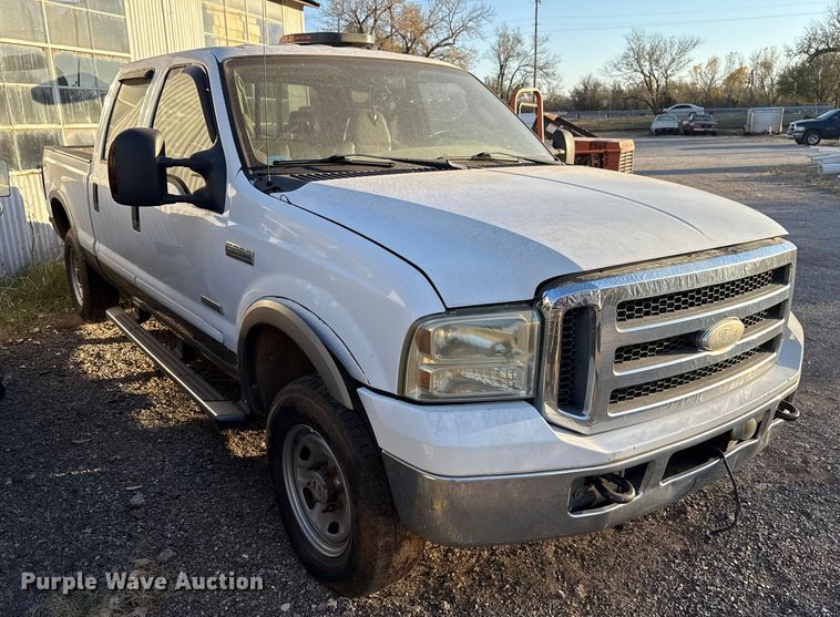 image for item EU5428 2007 Ford F250 Super Duty Crew Cab pickup truck