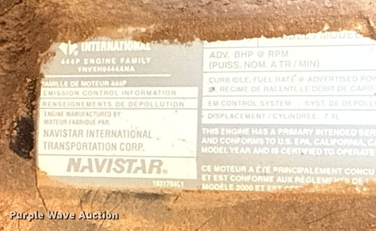 image for item EU5431 2000 Ford F-750 dump truck