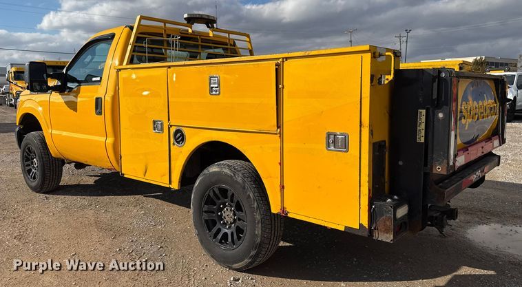 image for item EU5461 2015 Ford F350 Super Duty utility bed pickup truck