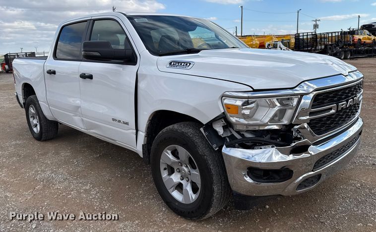 image for item EU5466 2023 RAM 1500 Crew Cab pickup truck