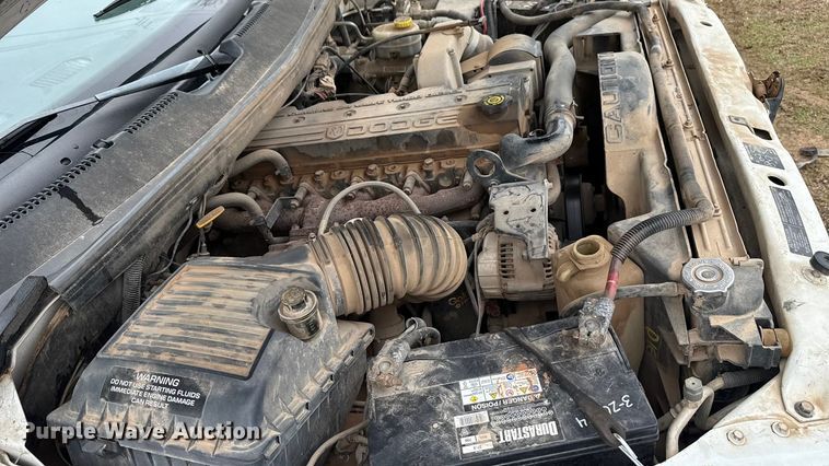 image for item EU5481 2001 Dodge Ram 2500 Quad Cab pickup truck