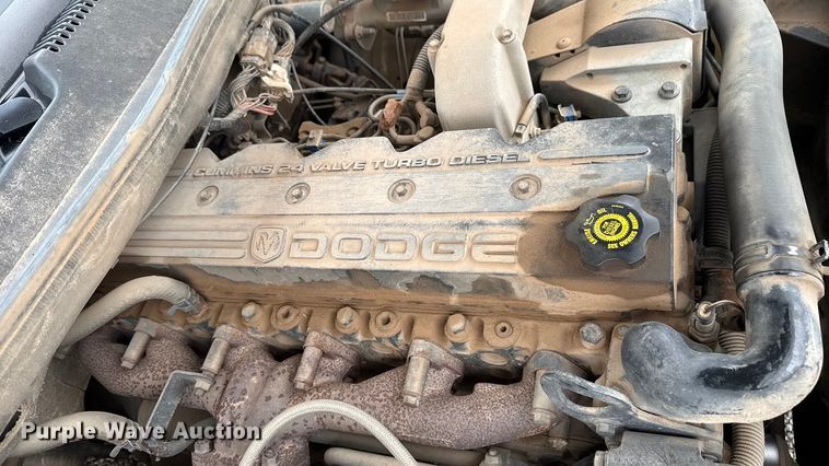 image for item EU5481 2001 Dodge Ram 2500 Quad Cab pickup truck