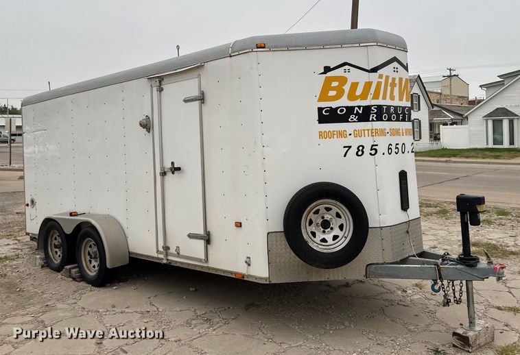 image for item EU6234 2007 Wells Cargo enclosed cargo trailer