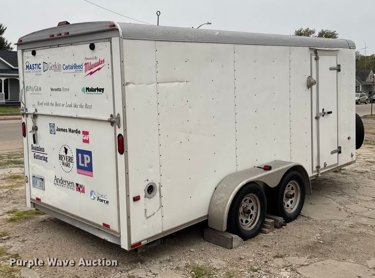 image for item EU6234 2007 Wells Cargo enclosed cargo trailer