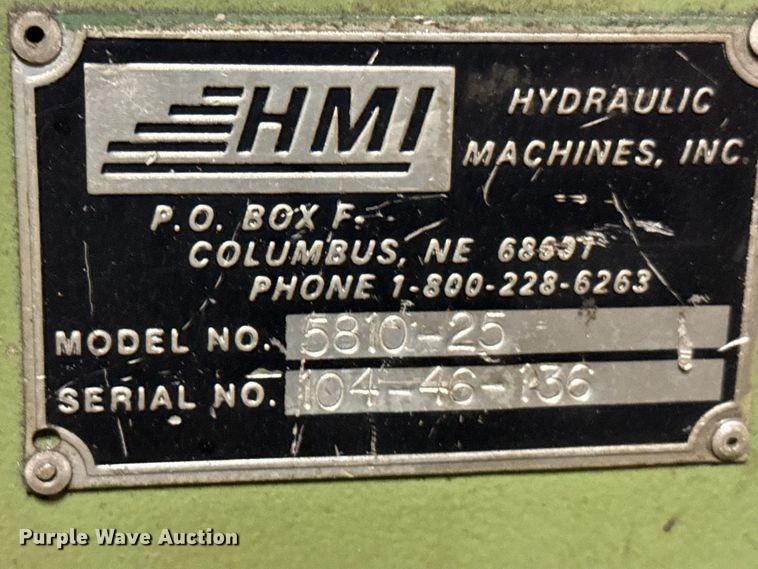 image for item EU6395 HMI 5810-25 iron worker