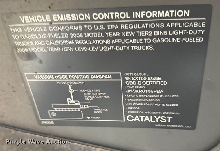 image for item EU6412 2008 Nissan Rogue SUV