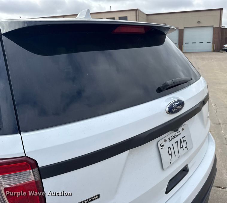 image for item EU6416 2016 Ford Explorer Police Interceptor SUV