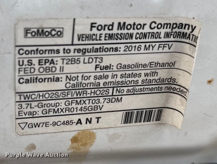 image for item EU6416 2016 Ford Explorer Police Interceptor SUV