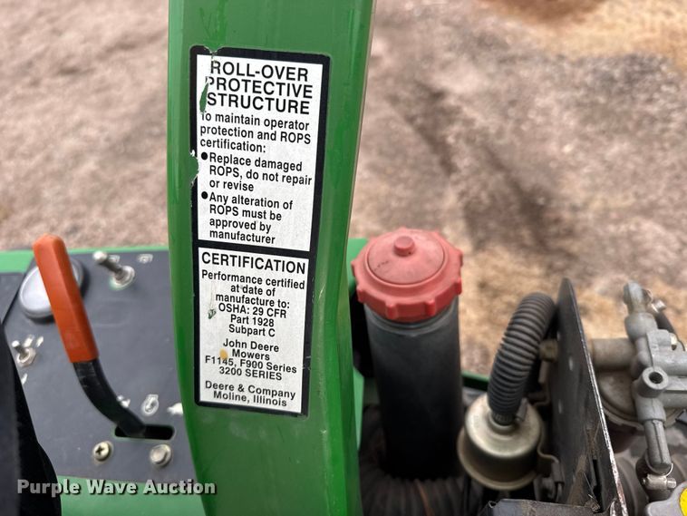 image for item EU6418 John Deere F935 lawn mower