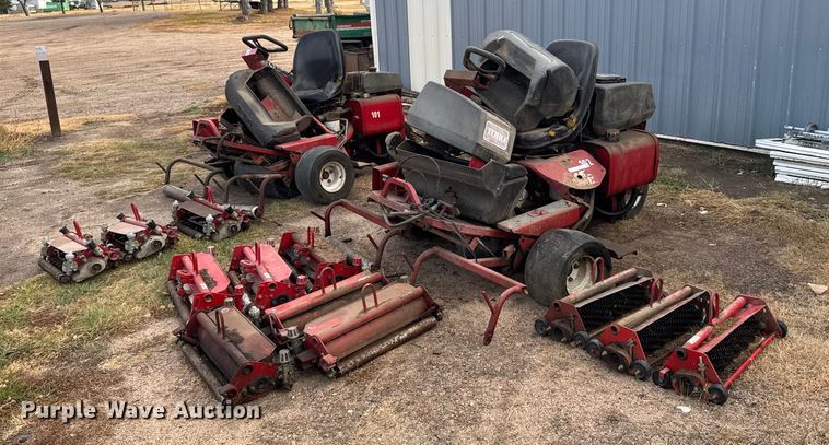 image for item EU6419 (2) Toro greenmaster 300 lawn mowers