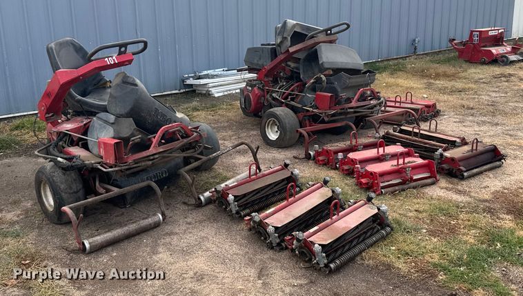 image for item EU6419 (2) Toro greenmaster 300 lawn mowers