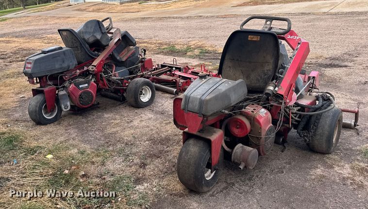 image for item EU6419 (2) Toro greenmaster 300 lawn mowers