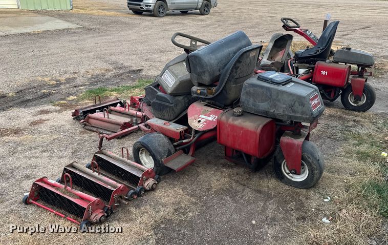 image for item EU6419 (2) Toro greenmaster 300 lawn mowers