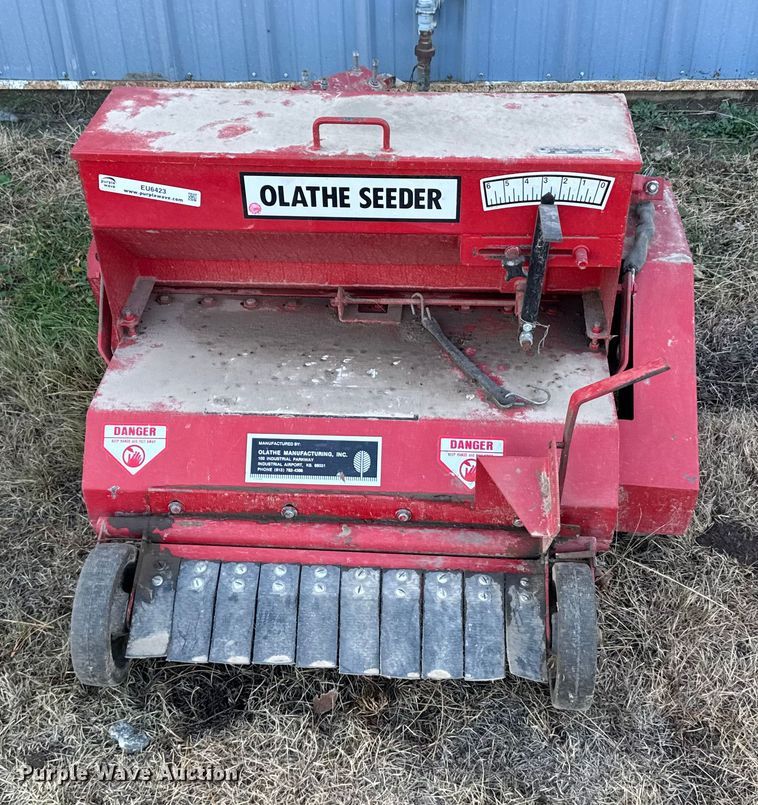 image for item EU6423 Olathe Manufacturing 82 grass seeder