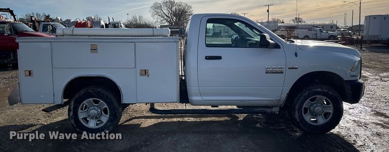 image for item EU6440 2013 RAM 3500 utility bed pickup truck