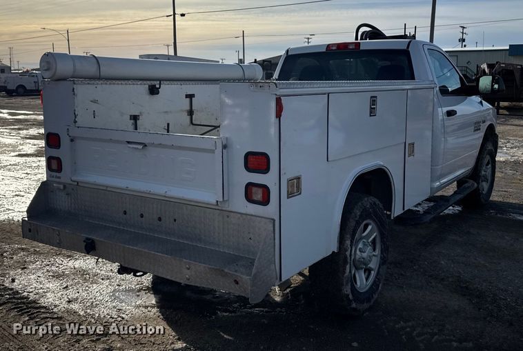 image for item EU6440 2013 RAM 3500 utility bed pickup truck