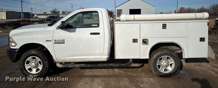 image for item EU6440 2013 RAM 3500 utility bed pickup truck