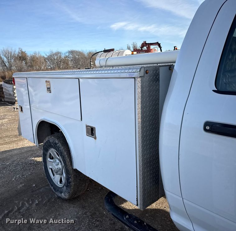 image for item EU6440 2013 RAM 3500 utility bed pickup truck