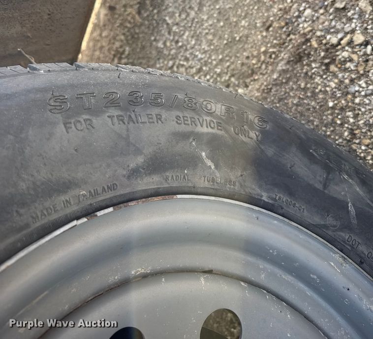 image for item EU6443 2022 Kaufman DW utility trailer